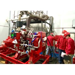 55 KW Fire Pump Engine Diesel Fuel With Compact Structure , UL / FM Aprroved
