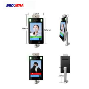 Terminal Camera Fever Detect 8 Inch RK3288 Metal Detector Walk Through