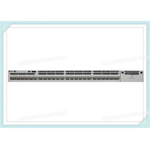 China Cisco Switch WS-C3850-24XU-L Stackable 24 100M/1G/2.5G/5G/10G UPoE Ports 1 Network Module Slot 1100 W AC Power Supply on sale