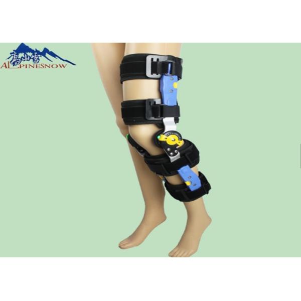 Black Adjustable Knee Support Band Orthopedic Leg Support For Fracture