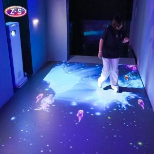 Wholesale Ultra Short Throw Interactive Floor Game Flower Field Floor Projector Game from china suppliers