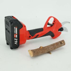 25mm Electric Tree Pruner Rechargeable Electric Pruner With 2pcs Battery