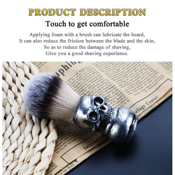 Light Weight Custom Logo Beard Brush Set For Luxurious Shaving Experience