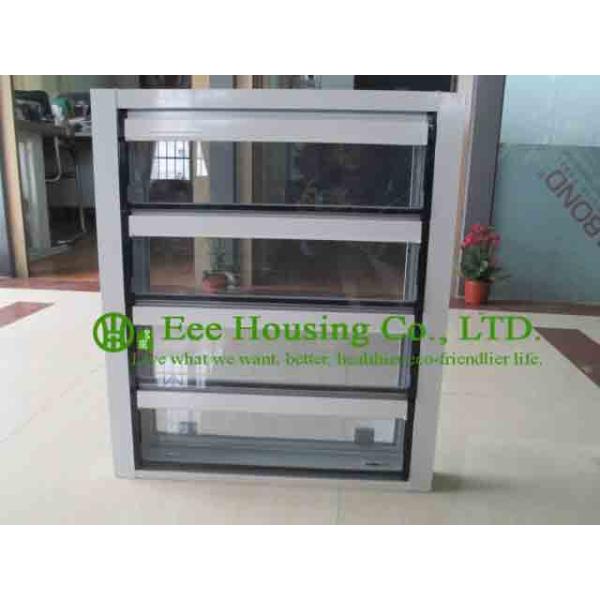 Hurricane-proof Aluminum Glass Louvered windows With Removable Screen,Jalousie louvre