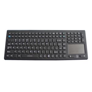 Rubber Silicone Industrial Keyboard 124 Keys Medical Washable Desktop Keyboard