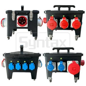 Syntax MP24 Portable Distribution Board 63A Three Phase with Residual PC