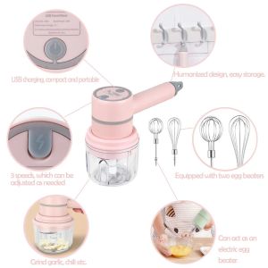 CE Portable Electric Mixer Wireless USB Rechargeable Capacity 250ml