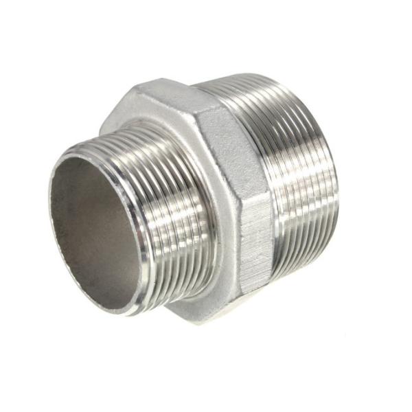 Quality Stainless Steel 150# Screwed  Hex. Nipples to connect threaded pipes for sale