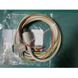Nihon Kohden BC-763V ECG lead cable for 10-lead and 12-lead ECG acquisition with