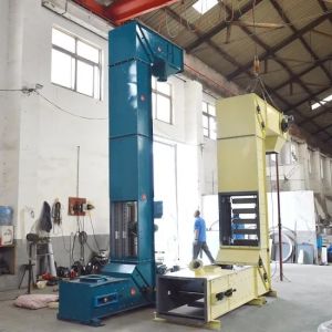 Grain Corn Rice Sunflower Seed 0.75kw Z Type Bucket Elevator ISO CE Certificate