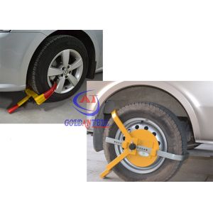 China Trucks / Big Vehicle / trailer wheel clamp lock Adjustable Size , Easy operate on sale
