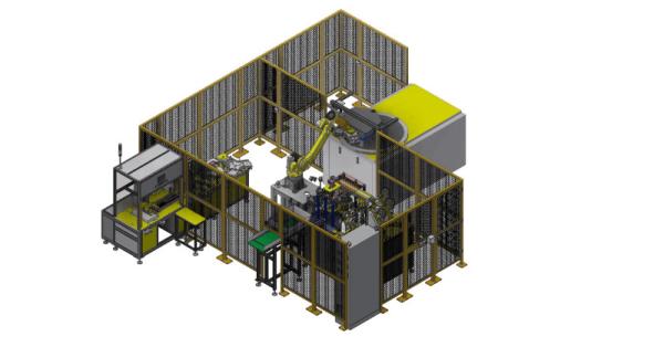 Quality Automated Loading And Unloading And Labeling Equipment For Injection Molding Of Clip End Of ECG Lead Wires for sale