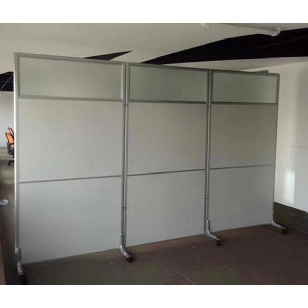 Metal Holder Feet Aluminum Alloy Room Divider Privacy Screens Divider Partition Movable Wheel for Hotel