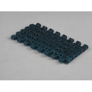 ZY1500FT Plastic flush grid modular belts pitch 15mm flat top 1505 metric top