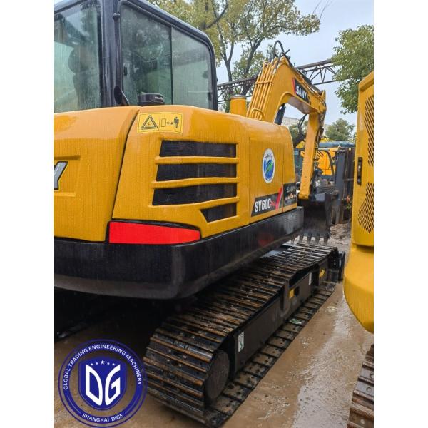 Sy60 6 Ton Used SANY Excavator With Efficient And Energy Saving Power System