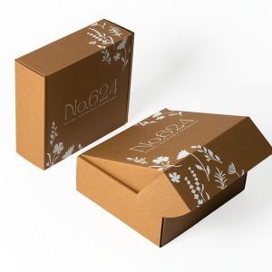 Underwear Packaging Boxes Kraft Cardboard Silk Screen White Ink Design Custom