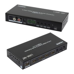 Wholesale 256mA 4X1 HDMI Switcher Box 2.0 Switch YUV4:4:4 18Gbps Support ARC CEC HDR from china suppliers