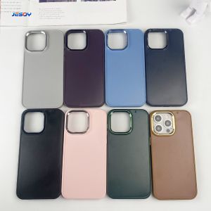 TPU PC Inlay Double Sided 1mm Groove Phone Case Cover Metal Camera Frame