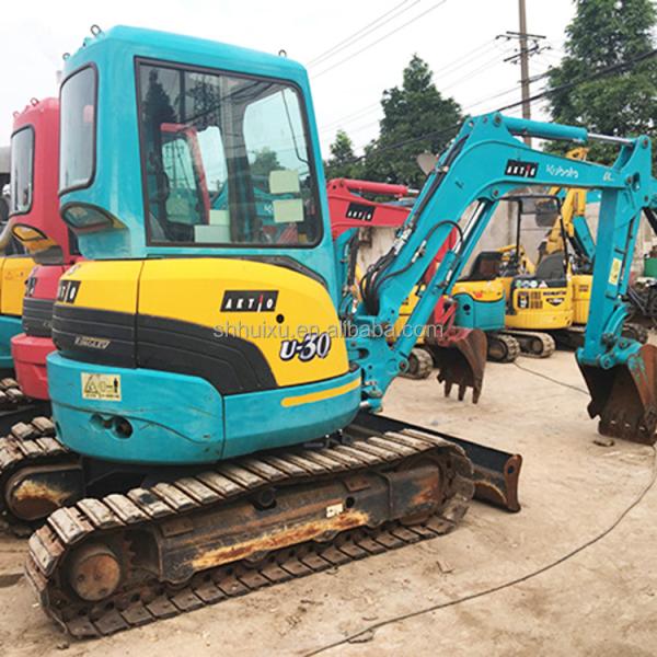 3ton Used mini Excavators kubota U30 made in Japan