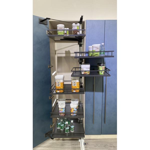 Powder Coating Kitchen Pull Out Organizer SS304 Cabinet Pull Out Organizer