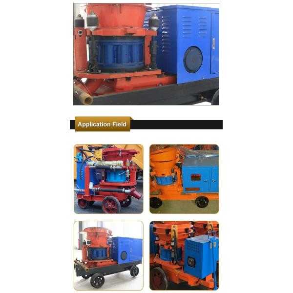 Construction Engineering Cement Spraying Machine Slope Support Concrete Shotcrete Pump