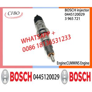 China BOSCH 0445120029 3965721 Neutral Fuel Injector Assembly 0445120029 3965721 For CUMMINS on sale