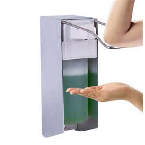 Aluminum Alloy 500ML Elbow Hand Sanitizer Soap Dispenser
