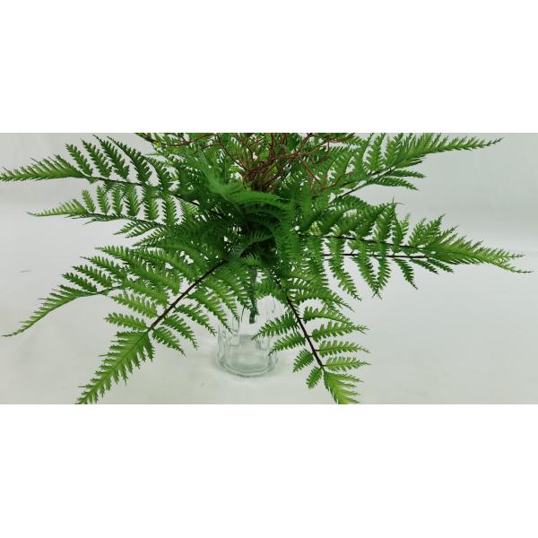 No Allergies 38CM 18 Leaves Faux Fern Plants