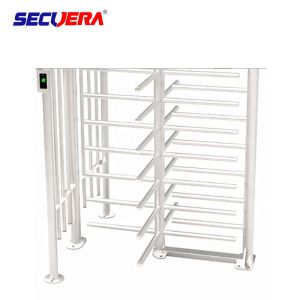Stainless Steel Pedestrian Control Security Full Height Turnstile Barrier Gate