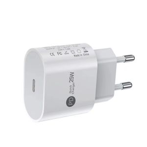 Wholesale 25W Power PD Multi Type C Phone Head Fast Charger Cable Type c USB Wall Plug for Samsung Mobile Phone iPhone iPad from china suppliers