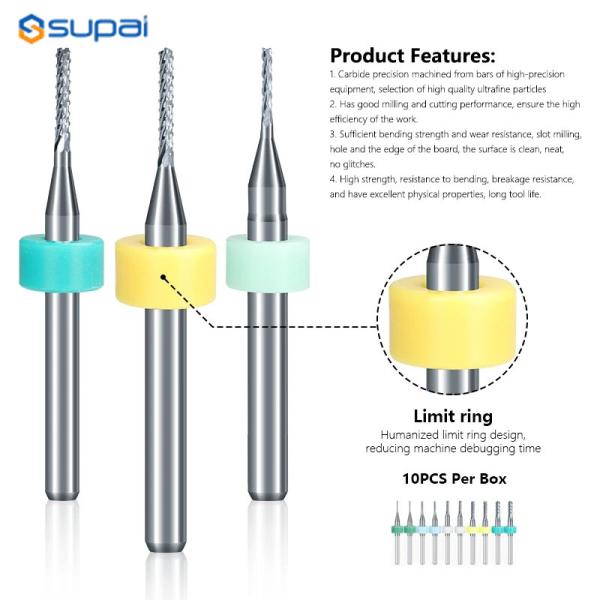 Quality Advanced  Coating PCB Milling Cutter For Composite Materials for sale