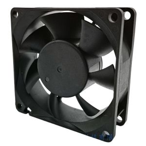 ODM Black Waterproof Cooling Fan 70x7x25mm Multipurpose For Hotel