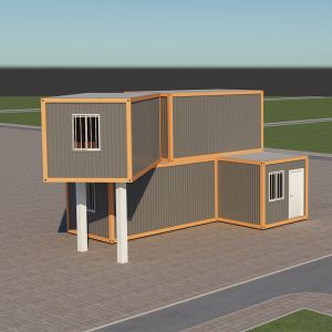 Luxury Folding Integrated Fast Assembly Expandable Container House From China