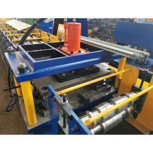 Hydraulic Punching Ridge Cap Roll Forming Machine 10m / Min With Perforated