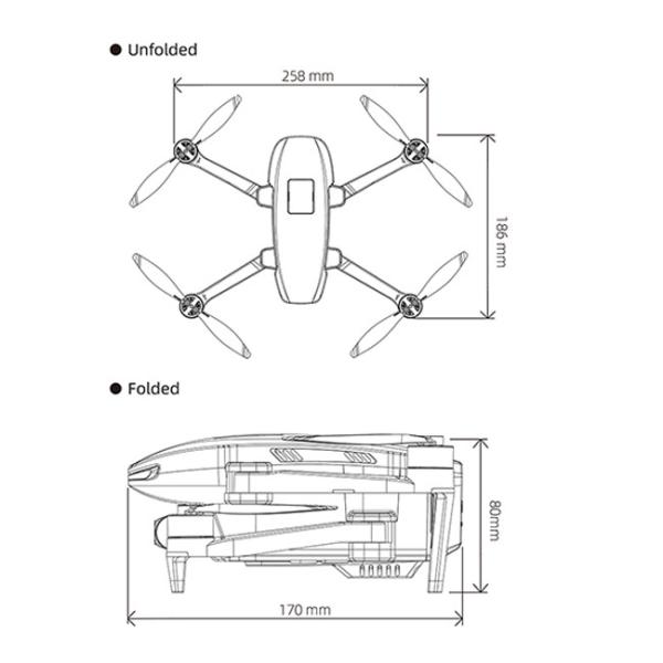Professional Drone with 3-Axis Gimbal 4K Camera Faith2 SE Drones