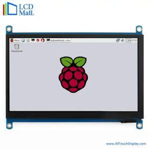 7in Raspberry PI TFT Display Touchscreen 6 O'Clock Viewing
