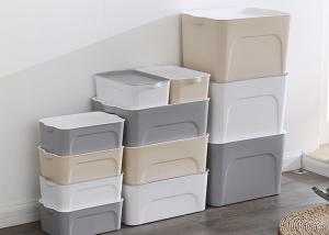 Wholesale different size pp plastic storage box with lid plastic box for household storage from china suppliers