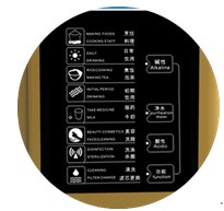 Commercial Alkaline Home Water Ionizer Machine With 3.8 inch LCD Colorful Screen