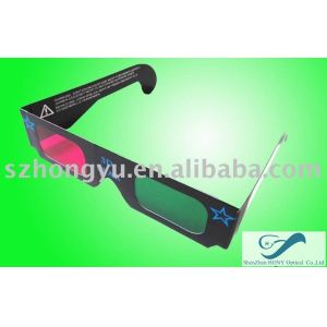Cheap Red Cyan 3D Glasses Anaglyph For Normal TV 3D Movies 3D Pictures
