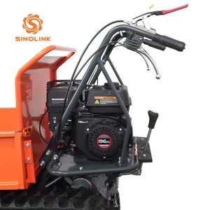 Mini Crawler Dumper Power Barrow 6.5hp Gasoline Engine