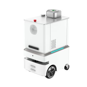 Mobile Robotic Disinfectant Spray Sanitation H2o2 AGV