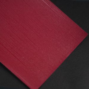 Pvc wrapping paper with brushed grain, high strength and flexural resistance