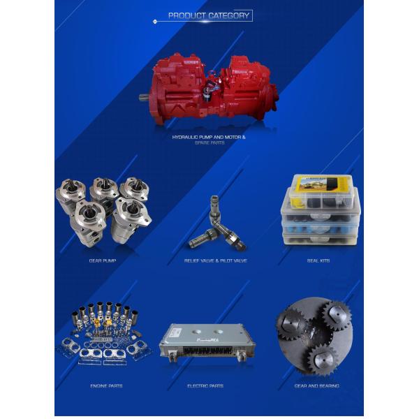 KAWASAKI K3V112DT GEAR PUMP PILOT PUMP USE FOR HD700/800 SK200-6 SK200-8 VOLVO210