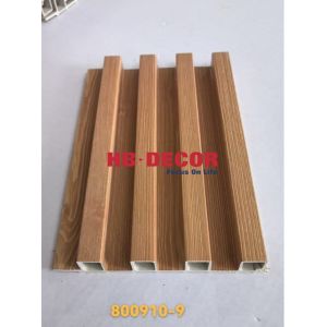 Exterior WPC Wall Panels Cladding In Fluted Design With Custom Colors