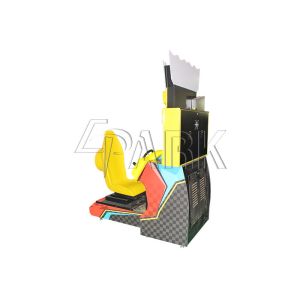 Fiberglass Indoor Game Amusement Video Simulator Four Wheels