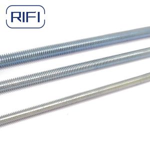 Gi Stud Threaded Rod Bar Metric 2 Meter Galvanized Threaded Rod For Mechanical