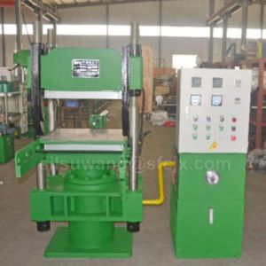 ISO Rubber Vulcanizing Press Machine With Top Mold Sliding Pathway