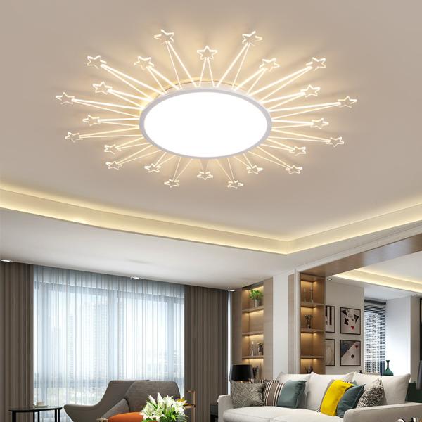 Ultra-thin Living Room Led Ceiling Lights Modern Bedroom Lamp Creative Sun Acrylic Chandelier(WH-MA-246)