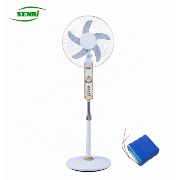 Lithium Battery Operated Rechargeable Standing Fan Electrical Appliances With