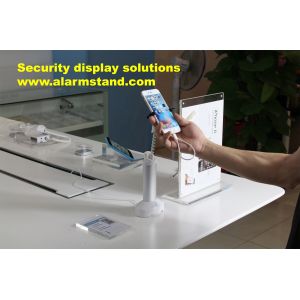 COMER adjustable magnetic security display holder for cellphone alarm charging